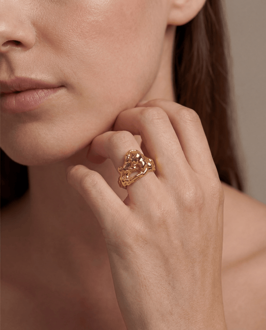 Alice Gold Ring - Coralina