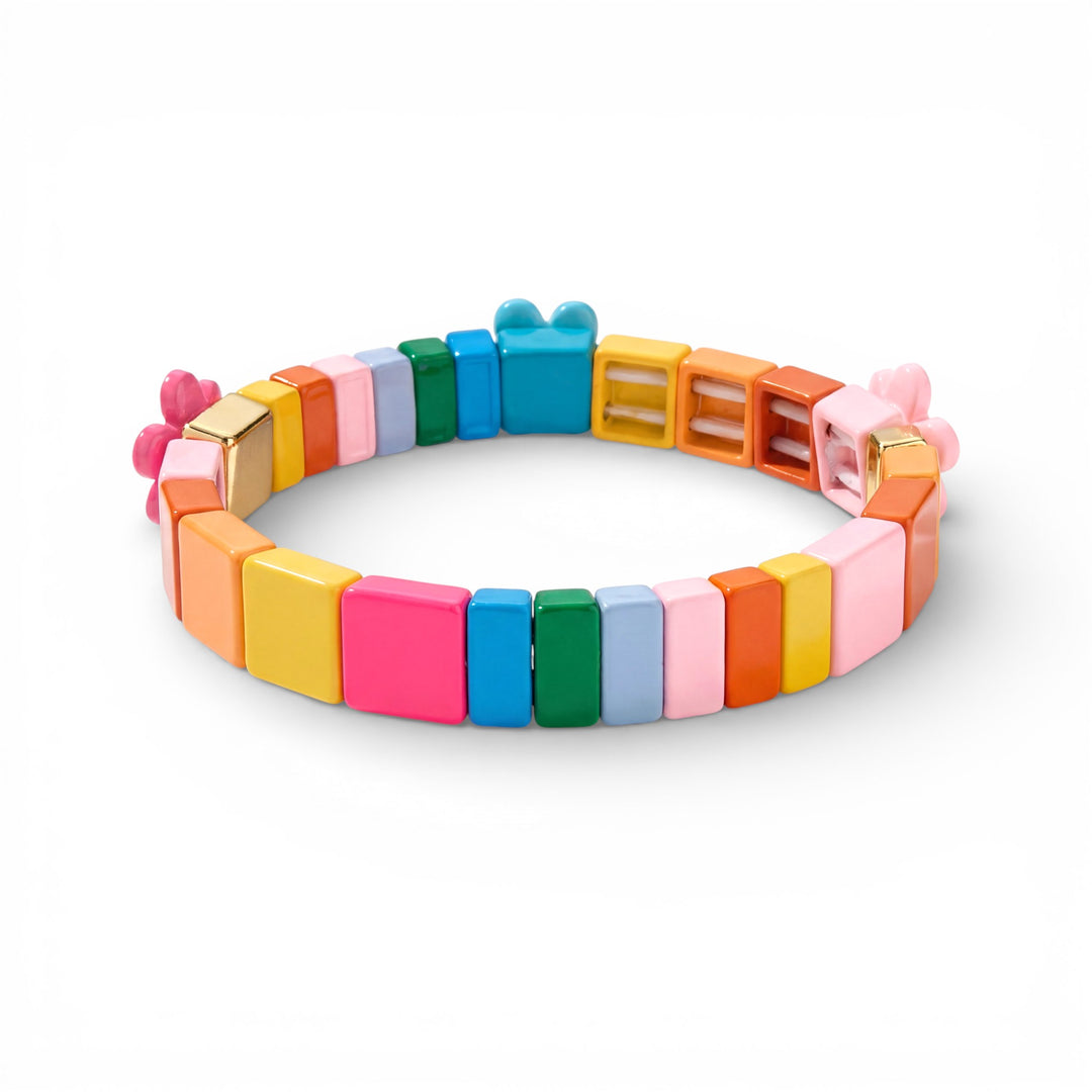 Kids Pink Petal Pop Bracelet