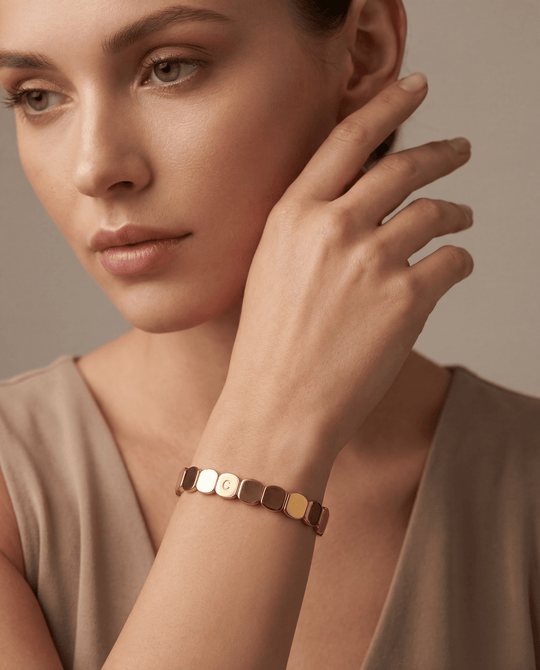Gold Palm Beach Bracelet - Coralina