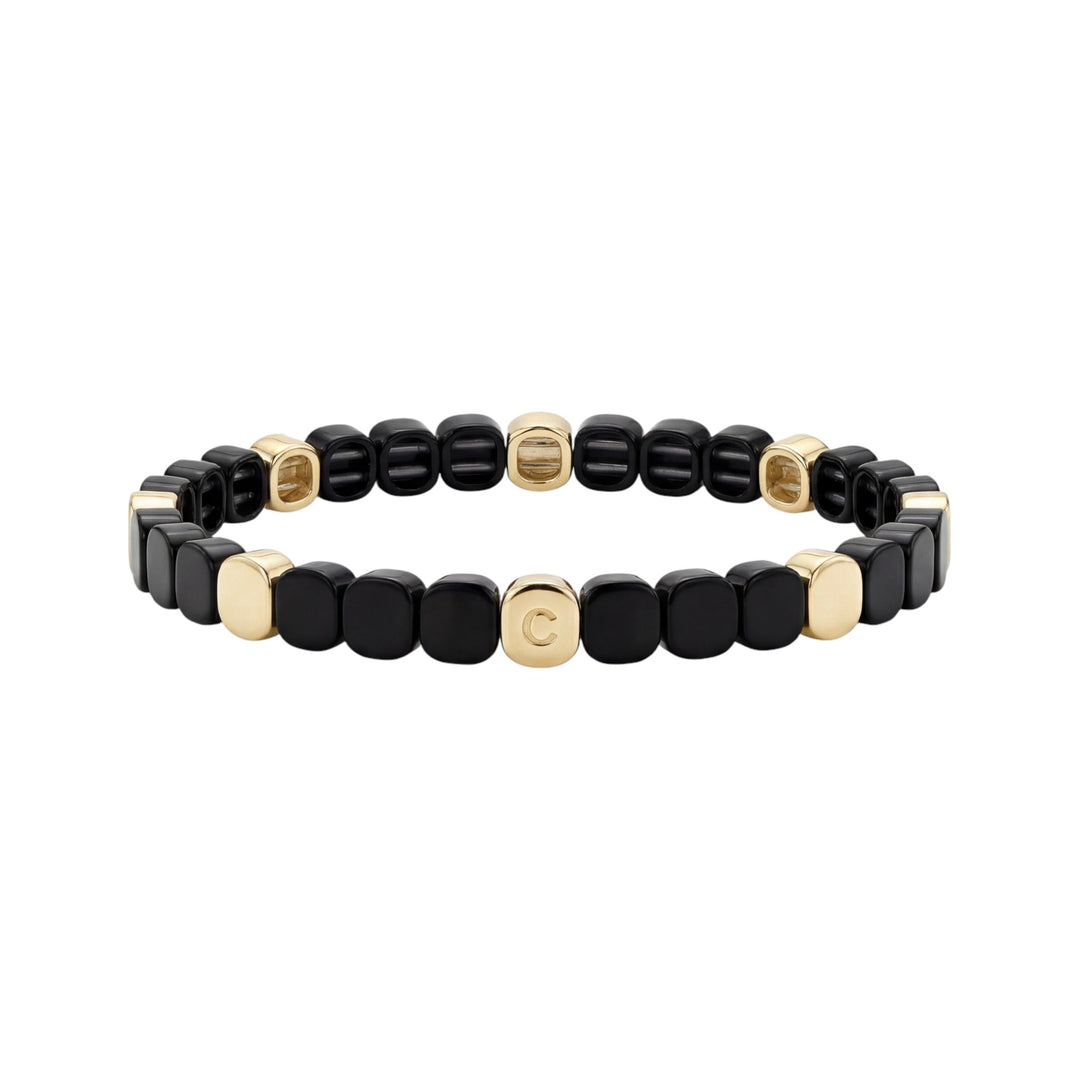 Mini Black Palm Beach Bracelet - Coralina