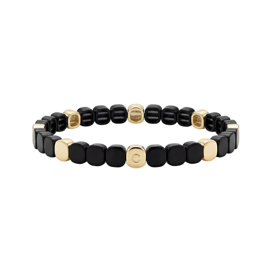 Mini Black Palm Beach Bracelet - Coralina