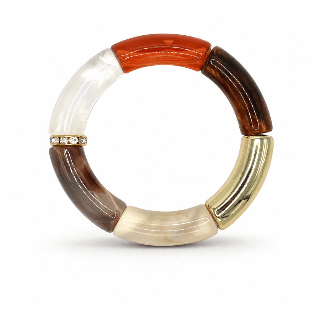 Corsica Resin Bracelet No.3 - Coralina
