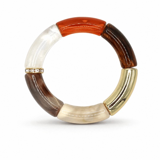 Corsica Resin Bracelet No.3 - Coralina