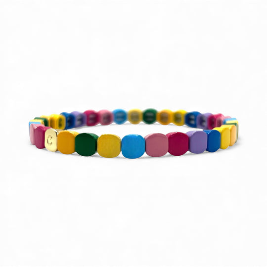 Mini Colorful Palm Beach Bracelet - Coralina