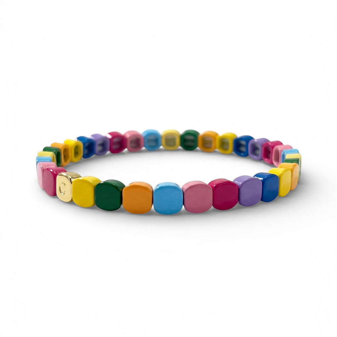 Mini Colorful Palm Beach Bracelet - Coralina