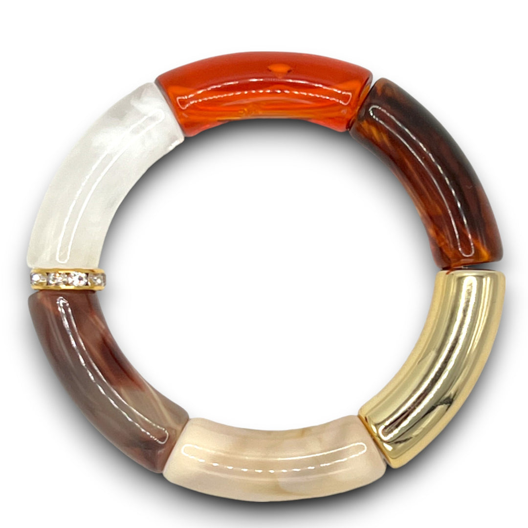 Corsica Resin Bracelet No.3 - Coralina