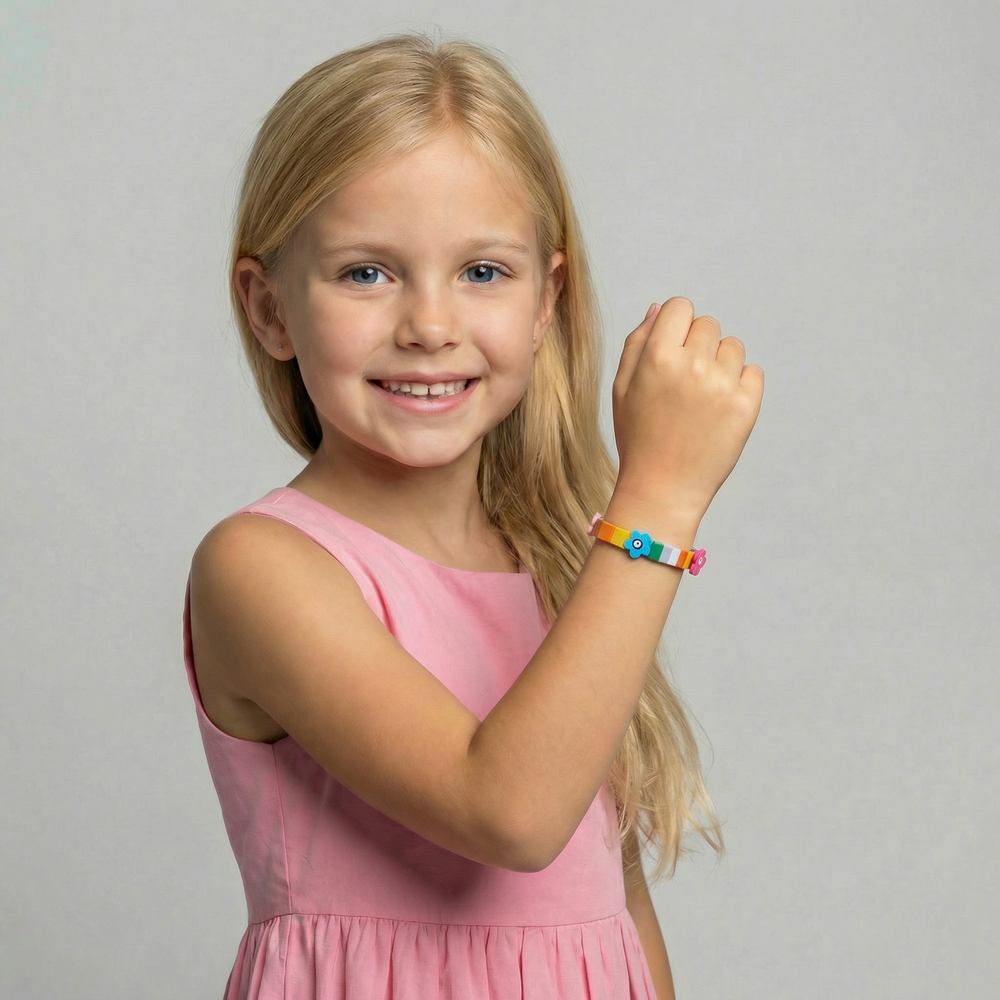 Kids Pink Petal Pop Bracelet