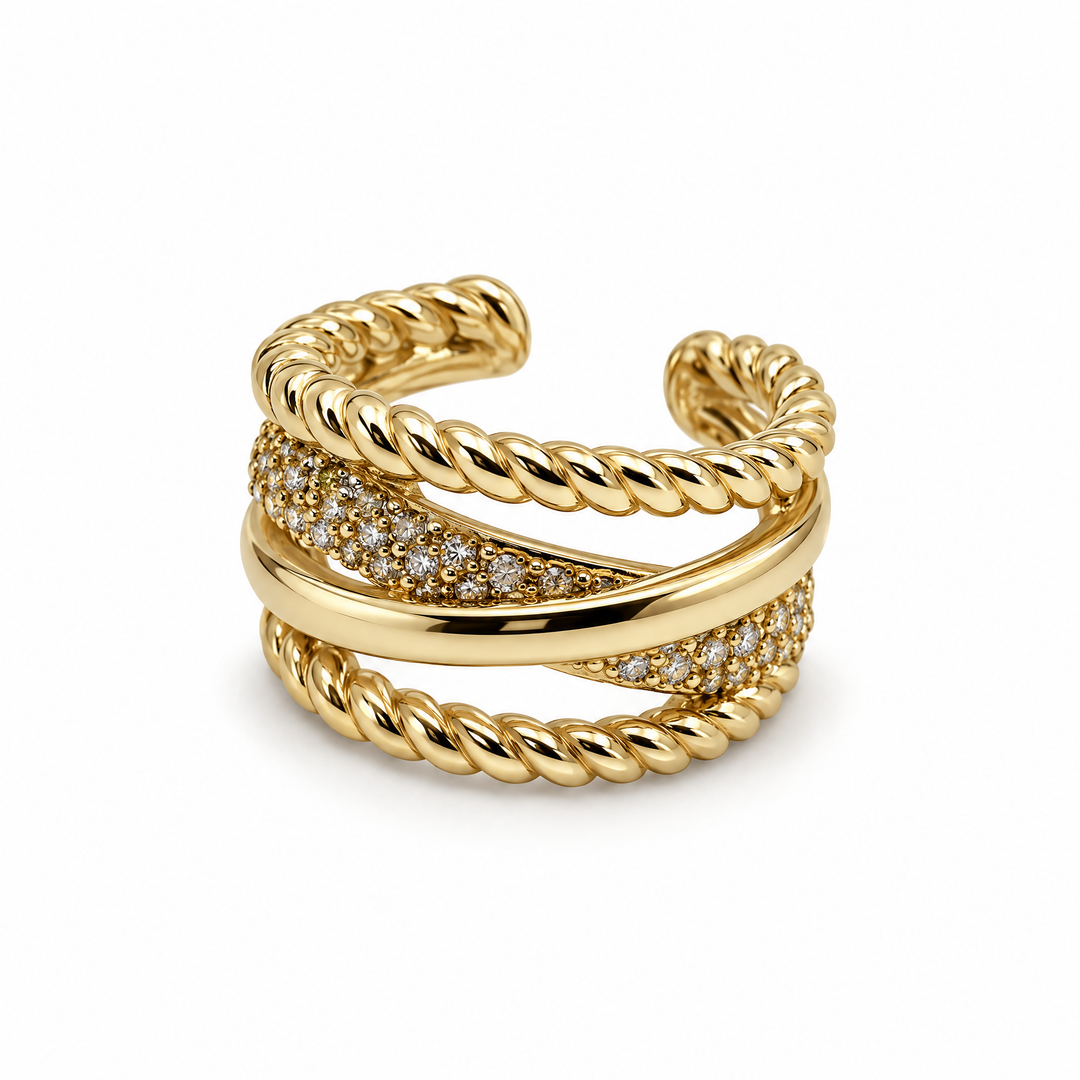 Newport Pavé Ear Cuff