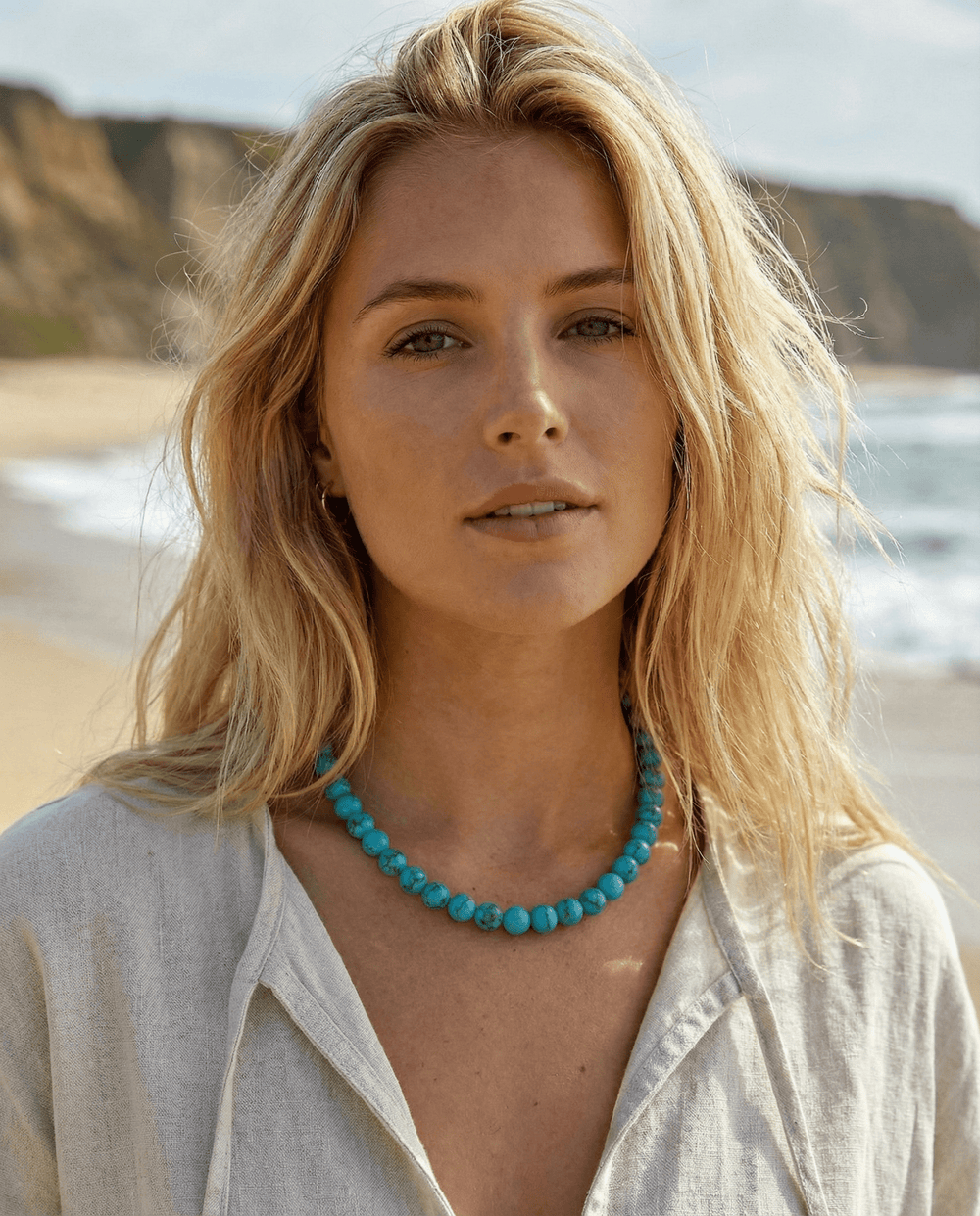 Smeralda Arizona Turquoise Necklace - Coralina