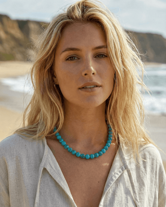 Smeralda Arizona Turquoise Necklace - Coralina