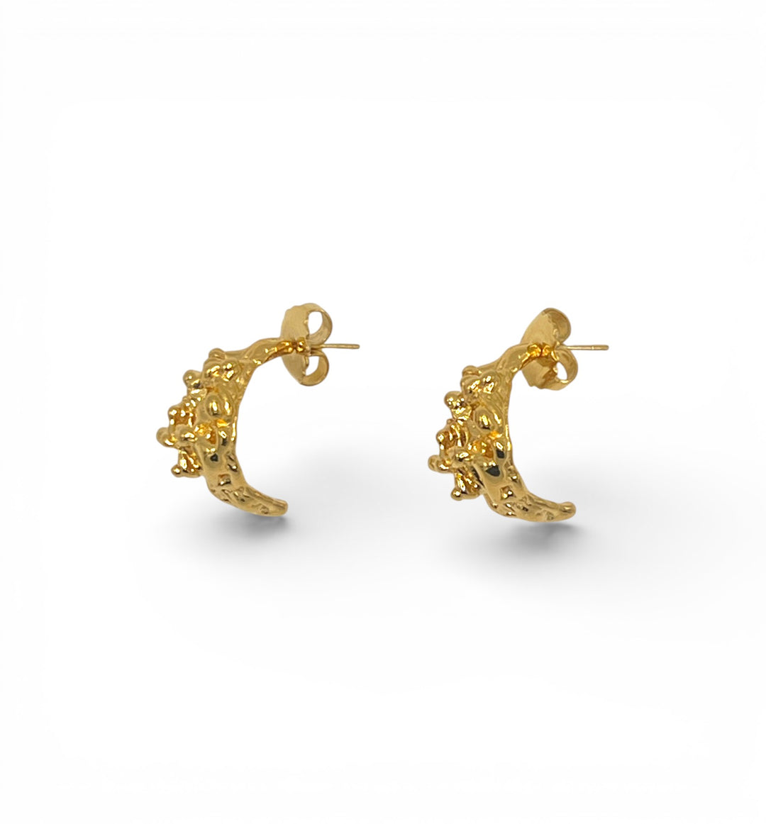 Raymond Gold Earrings - Coralina