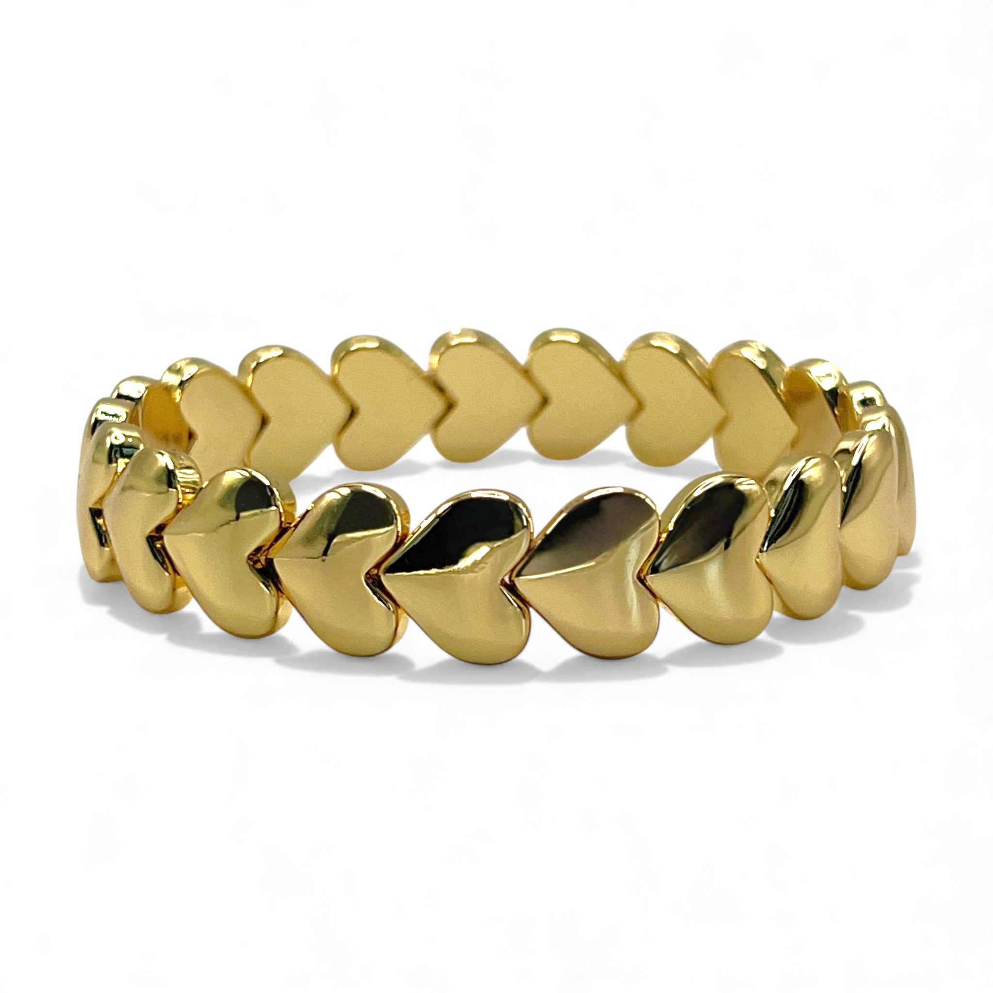 With Love Gold Heart Bracelet - Coralina