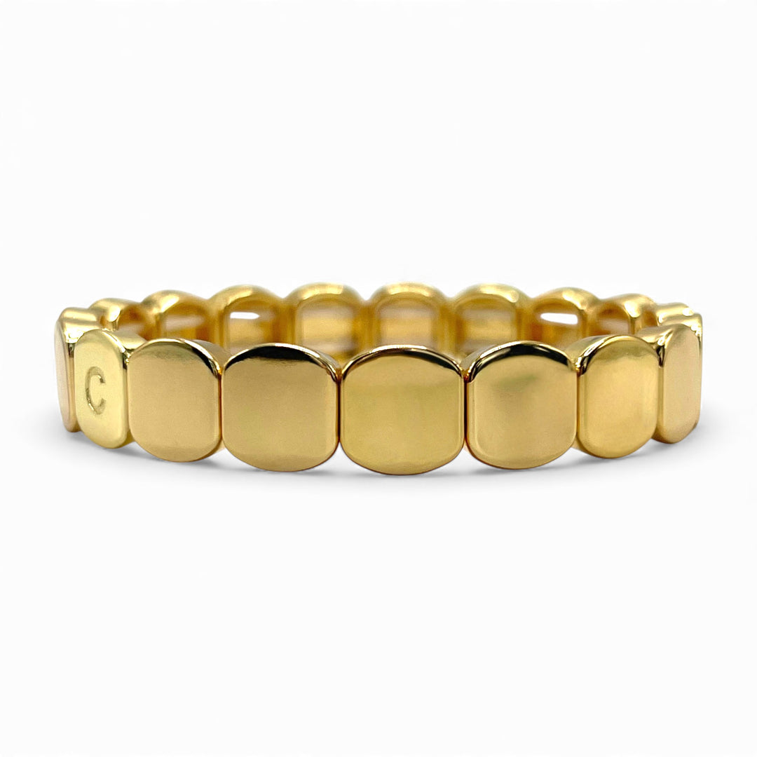 Gold Palm Beach Bracelet - Coralina