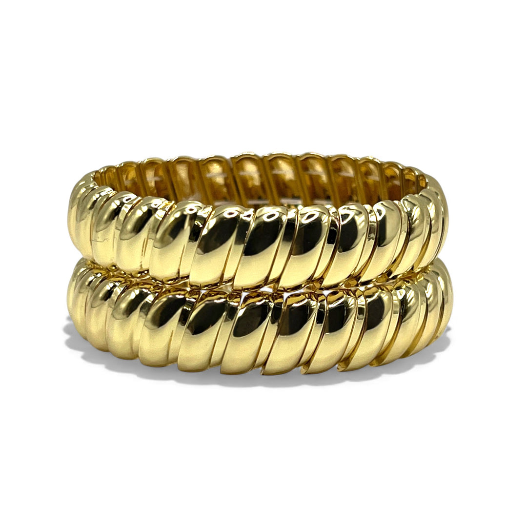 Montecito Gold Serpentine Bracelet - Coralina