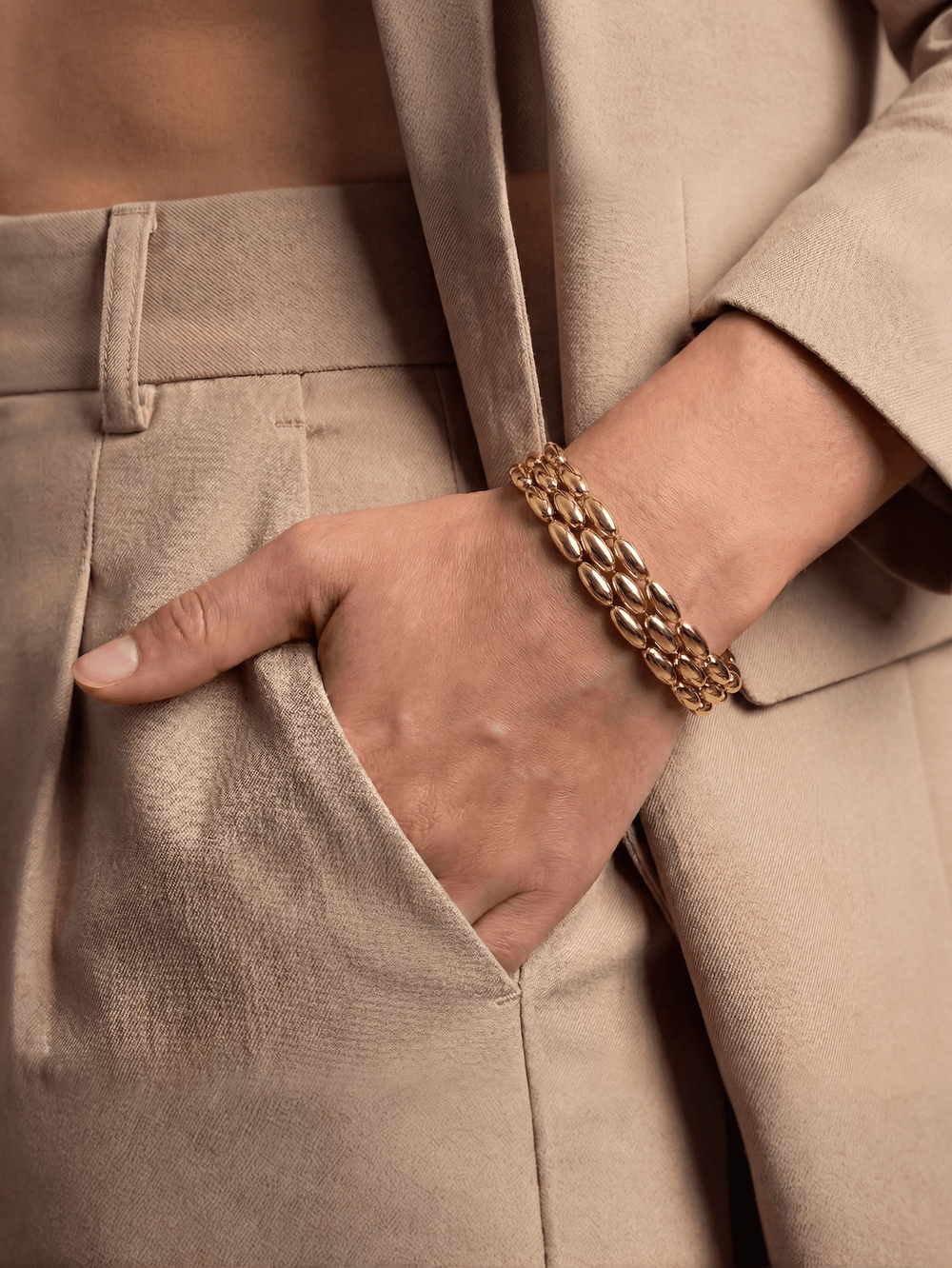 Flagler Gold Bracelet - Coralina