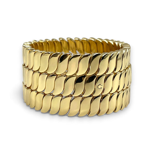 Nazaré Gold Wave Bracelet - Coralina