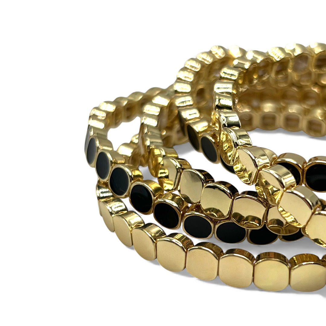 Mini Onyx Palm Beach Bracelet - Coralina