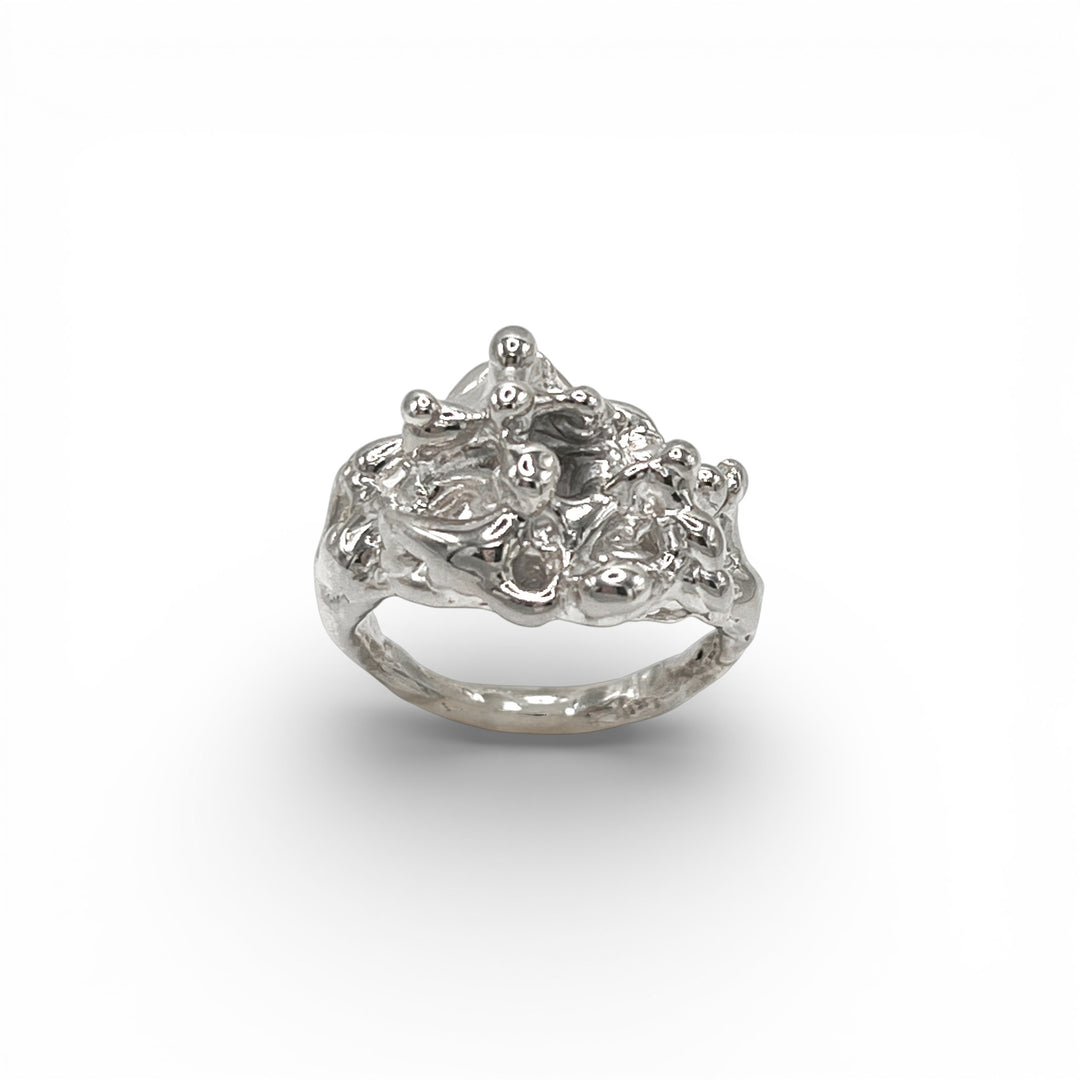 Raymond Silver Ring - Coralina