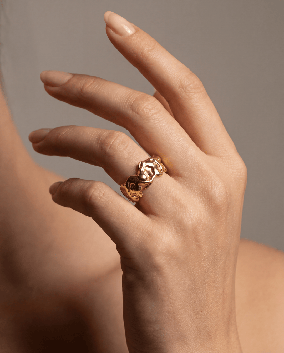 June Gold Ring - Coralina