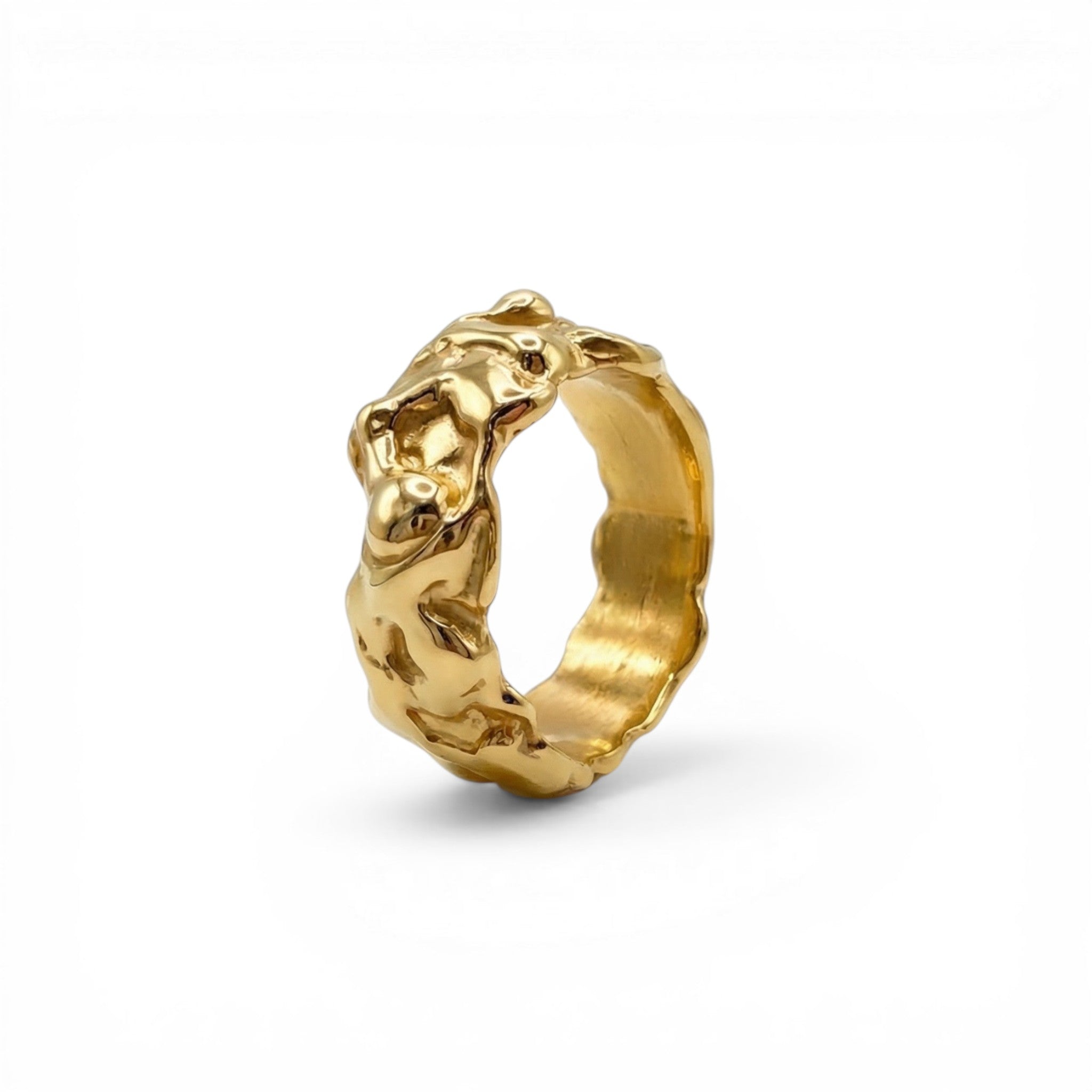 June Gold Ring - Coralina