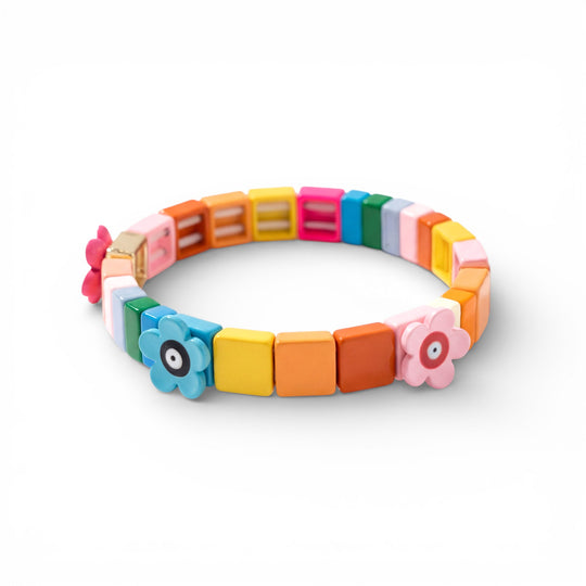 Kids Pink Petal Pop Bracelet