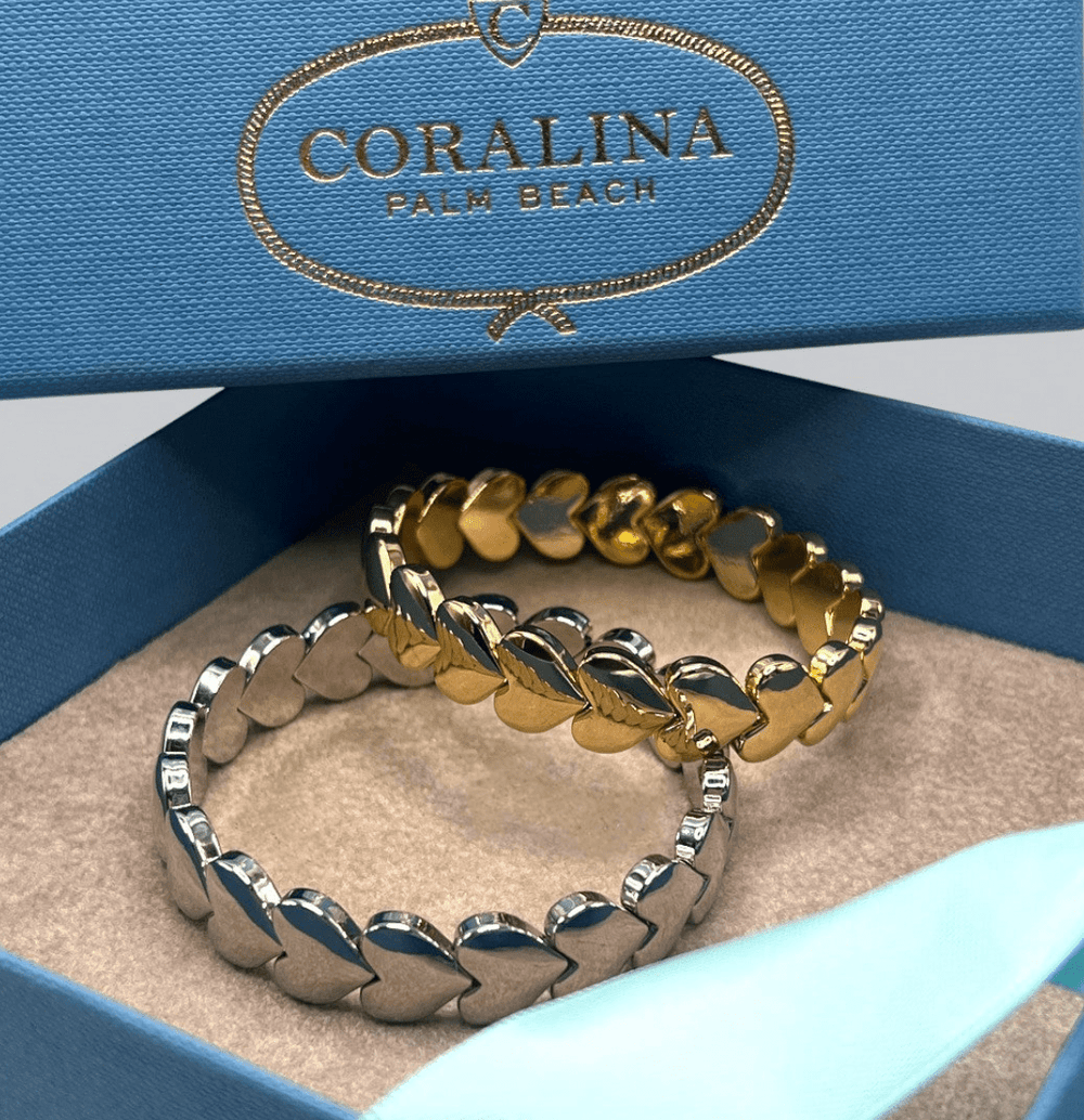 With Love Silver Heart Bracelet - Coralina