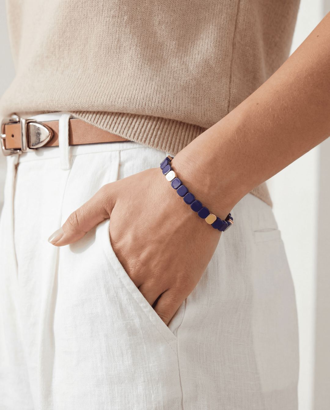 Mini Purple Palm Beach Bracelet - Coralina