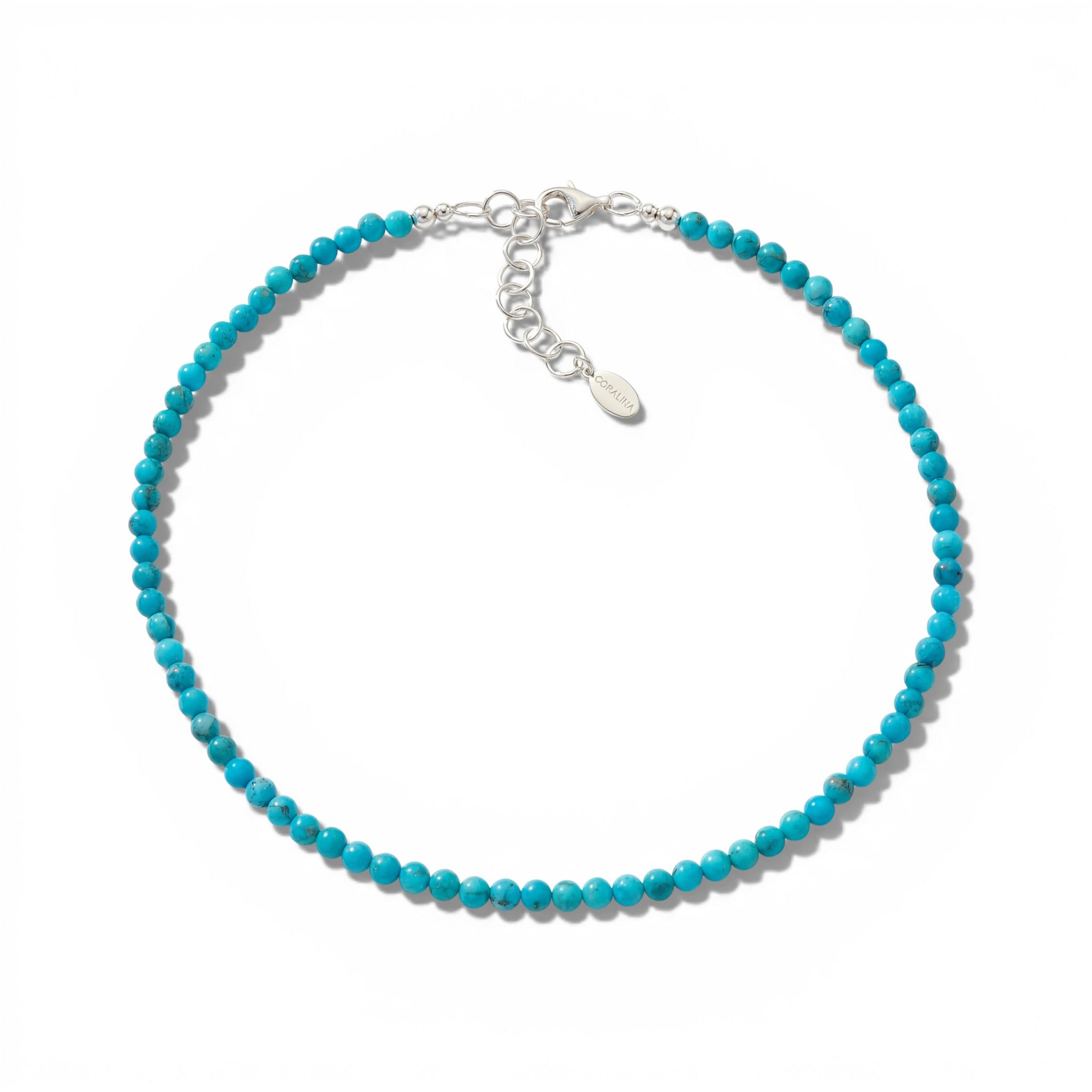 The Antibes Natural Turquoise Necklace - Coralina