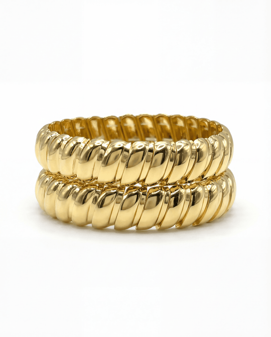 Montecito Gold Serpentine Bracelet - Coralina