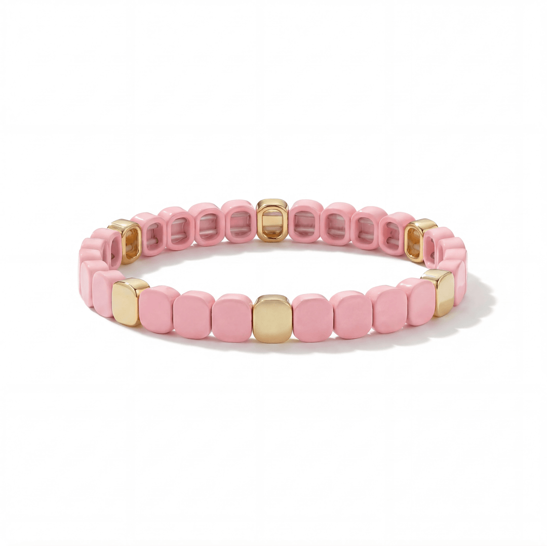 The Colony Pink Palm Beach Bracelet - Coralina