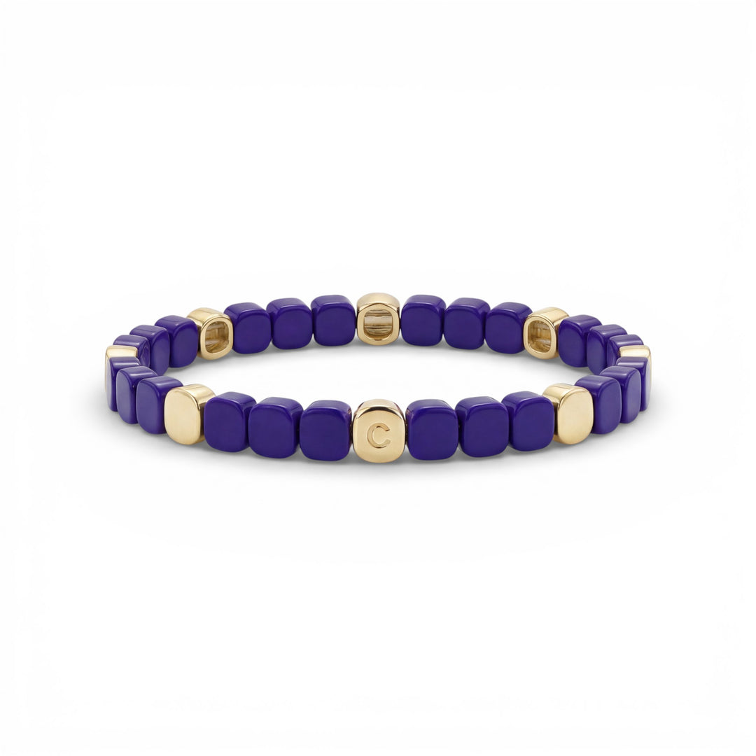 Mini Purple Palm Beach Bracelet - Coralina