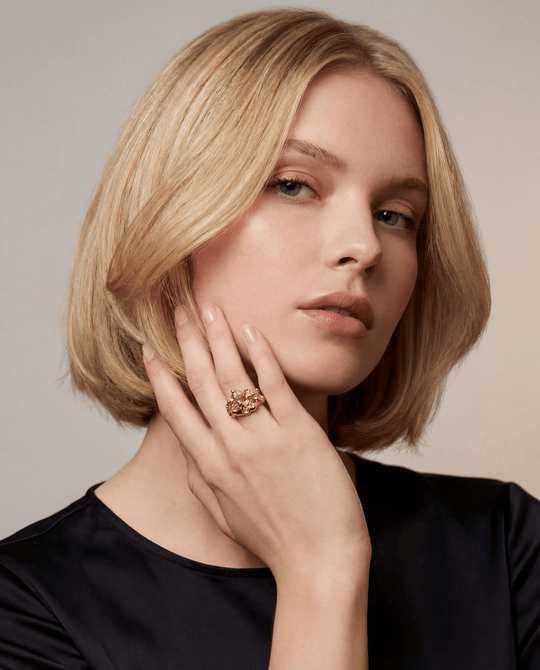 Raymond Gold Ring - Coralina