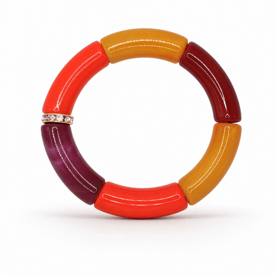 St. Tropez Resin Bracelet No.3 - Coralina