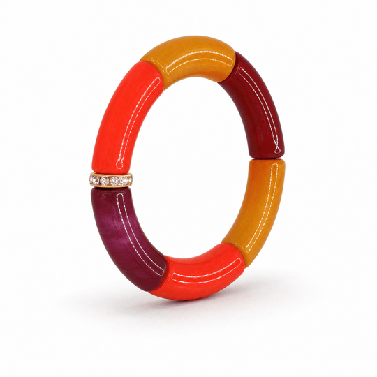 St. Tropez Resin Bracelet No.3 - Coralina