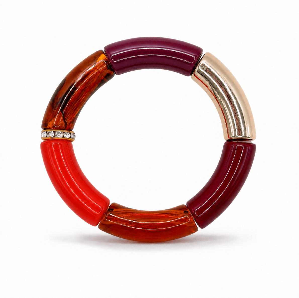 St. Tropez Resin Bracelet No.1 - Coralina