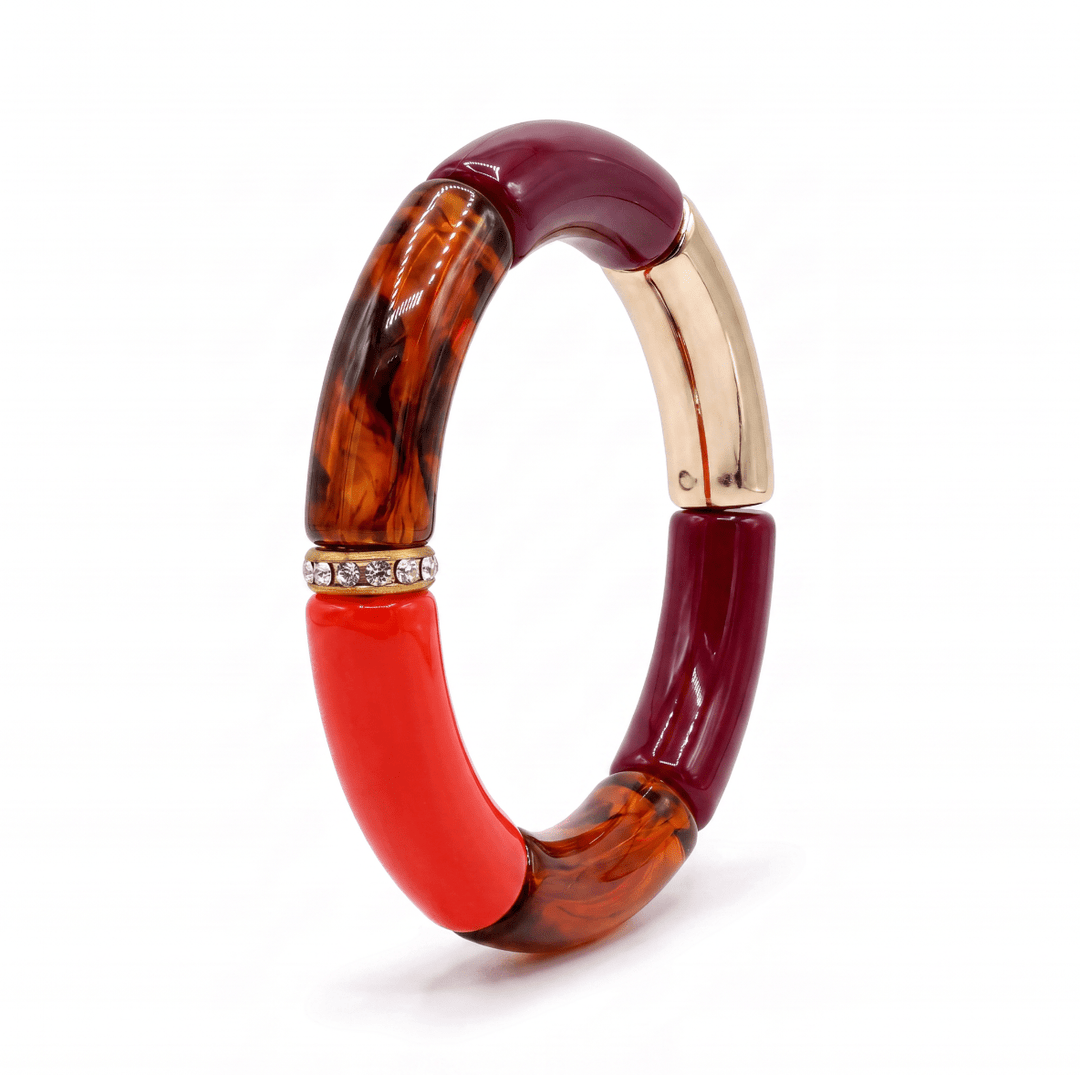 St. Tropez Resin Bracelet No.1 - Coralina