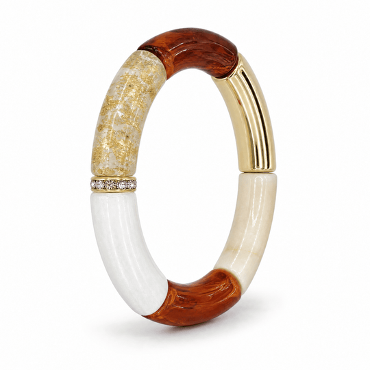 Corsica Resin Bracelet No.2 - Coralina