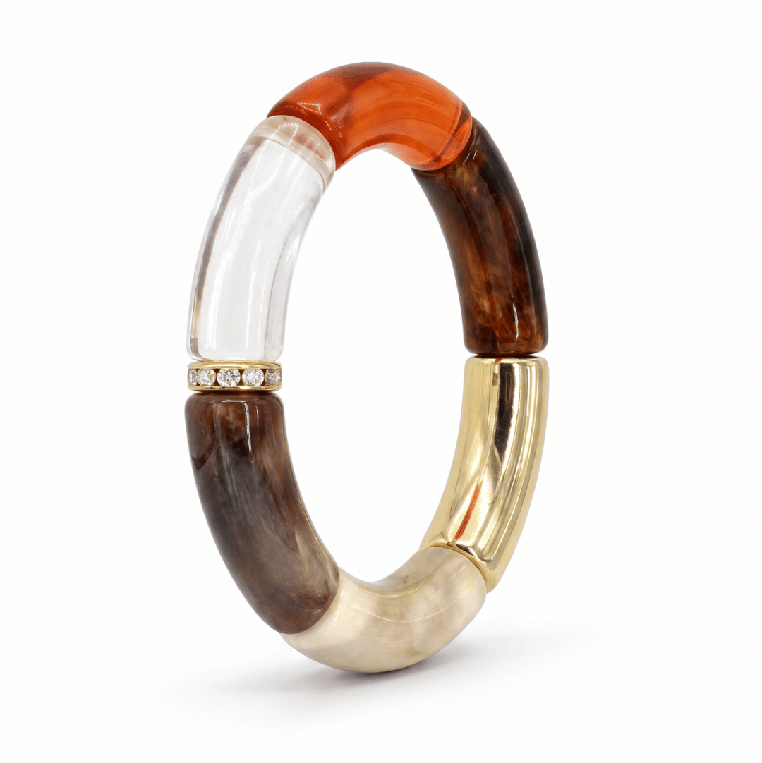 Corsica Resin Bracelet No.3 - Coralina