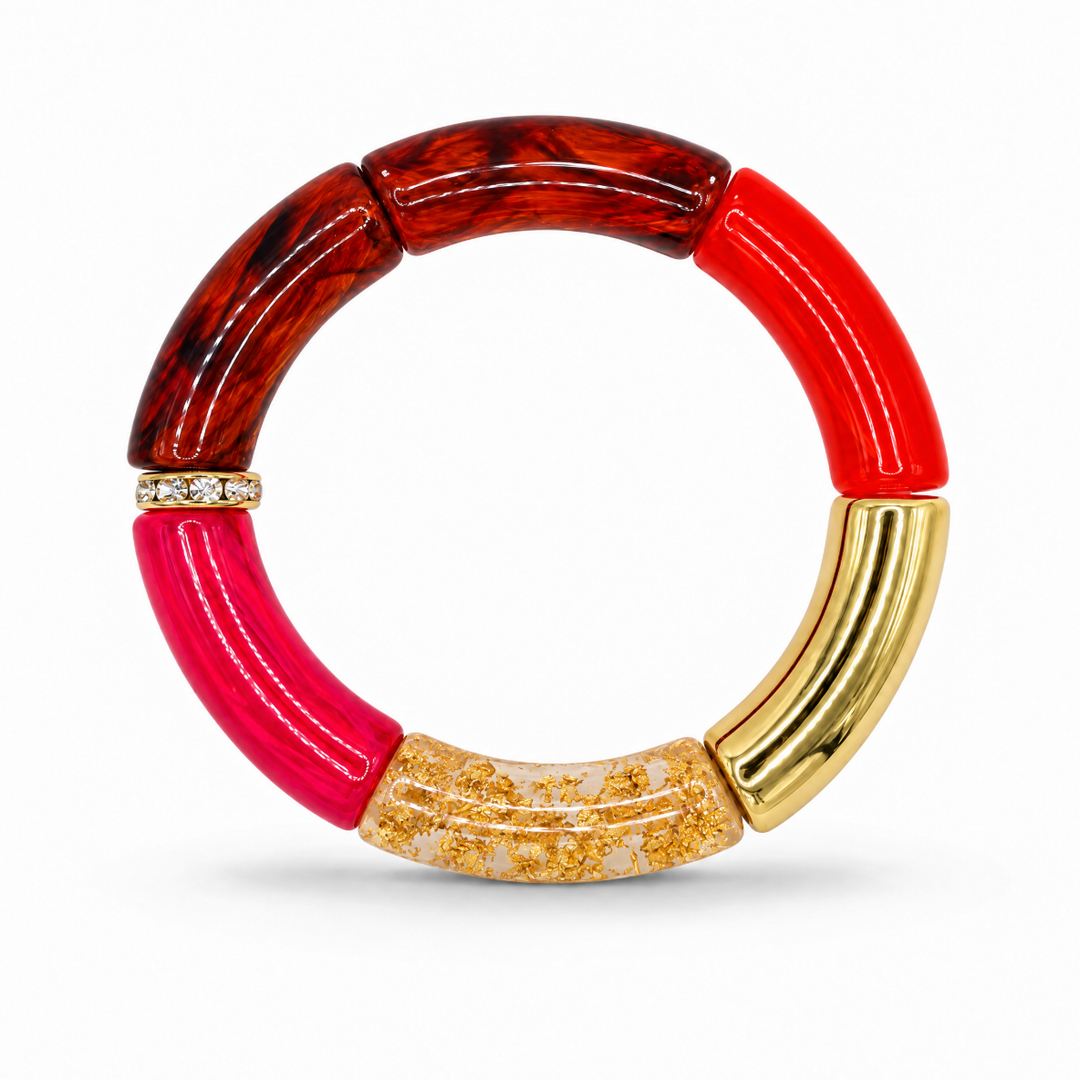Sedona No. 2 Resin & Rhinestone Bracelet