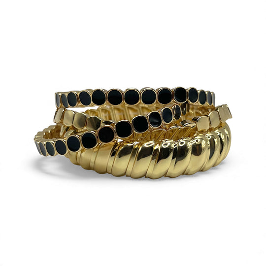 Montecito Gold Serpentine Bracelet - Coralina