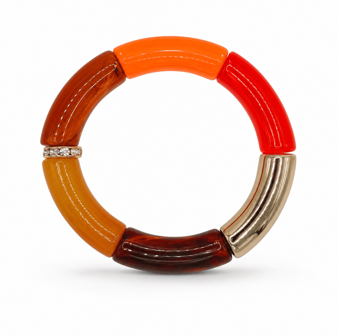 St. Tropez Resin Bracelet No.2 - Coralina