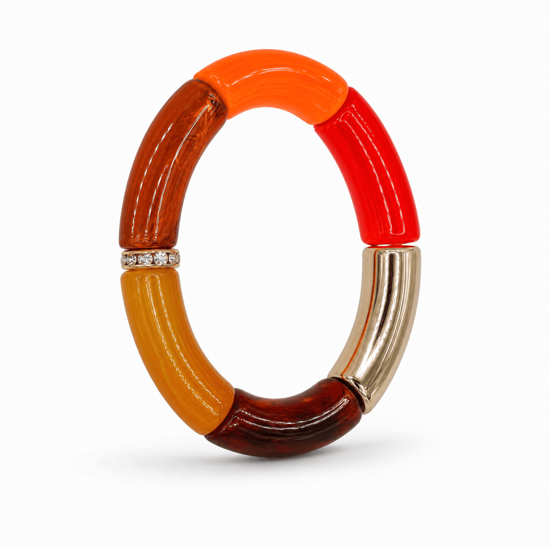St. Tropez Resin Bracelet No.2 - Coralina