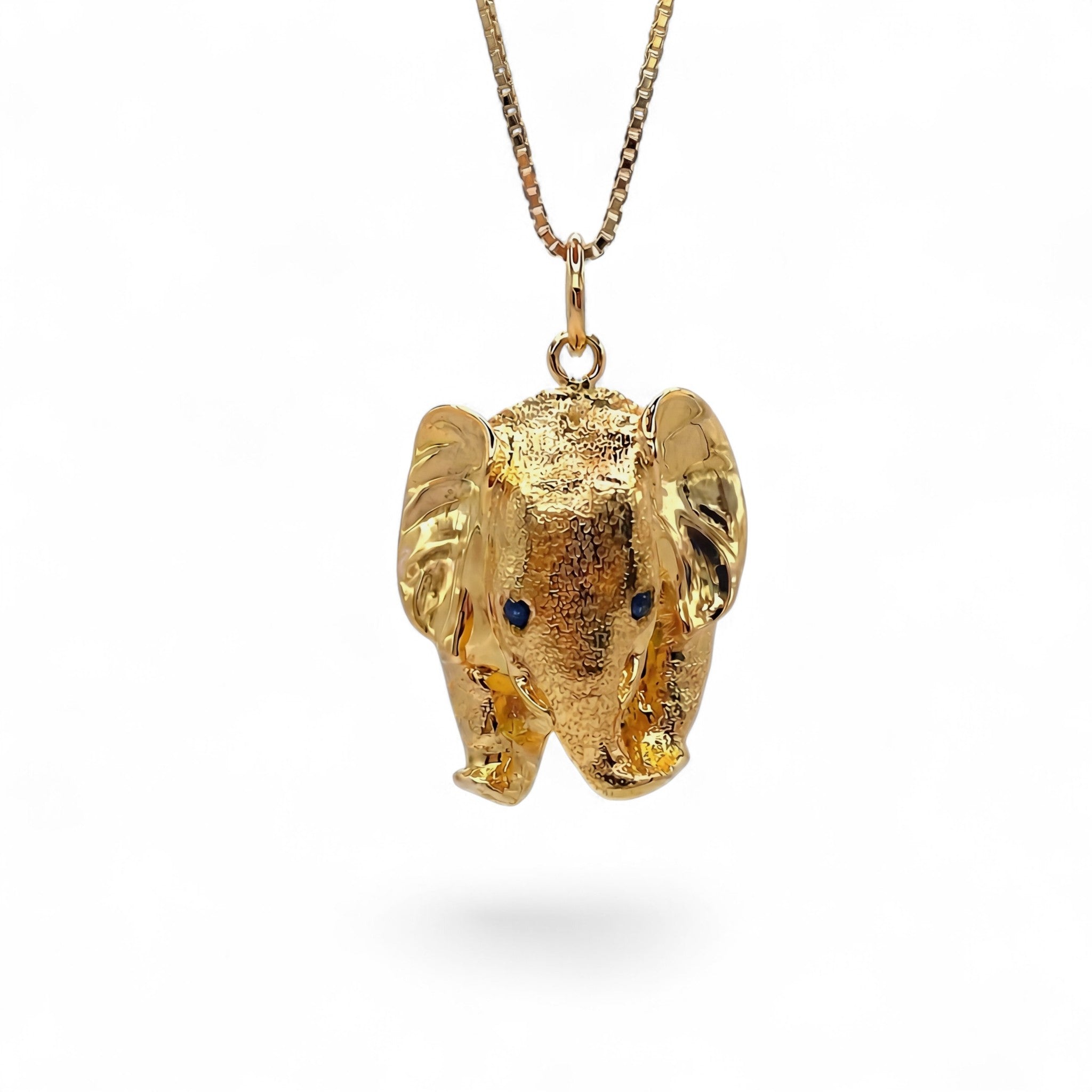 Ta - boo Gold Elephant Pendant - Coralina