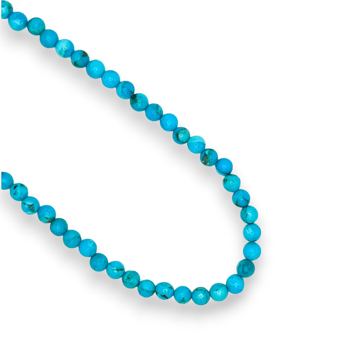 The Antibes Natural Turquoise Necklace - Coralina