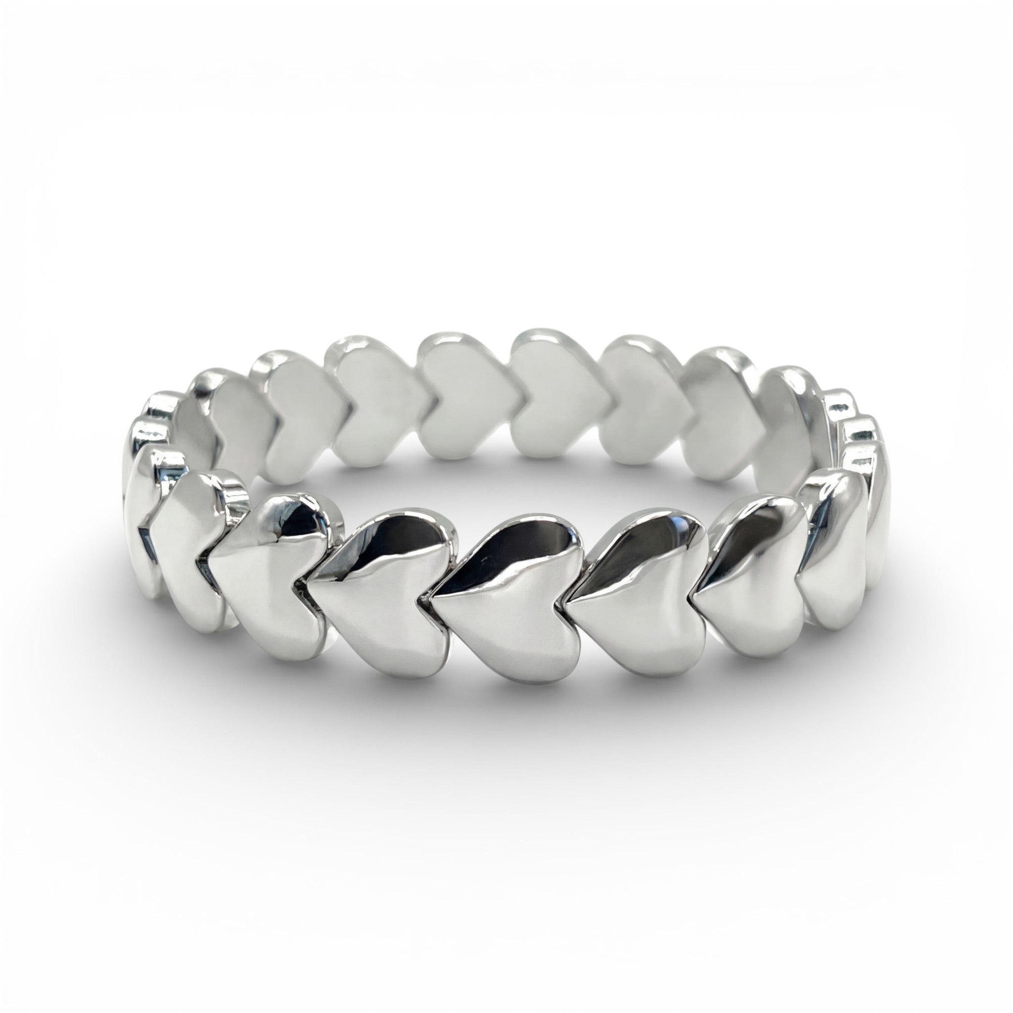 With Love Silver Heart Bracelet - Coralina