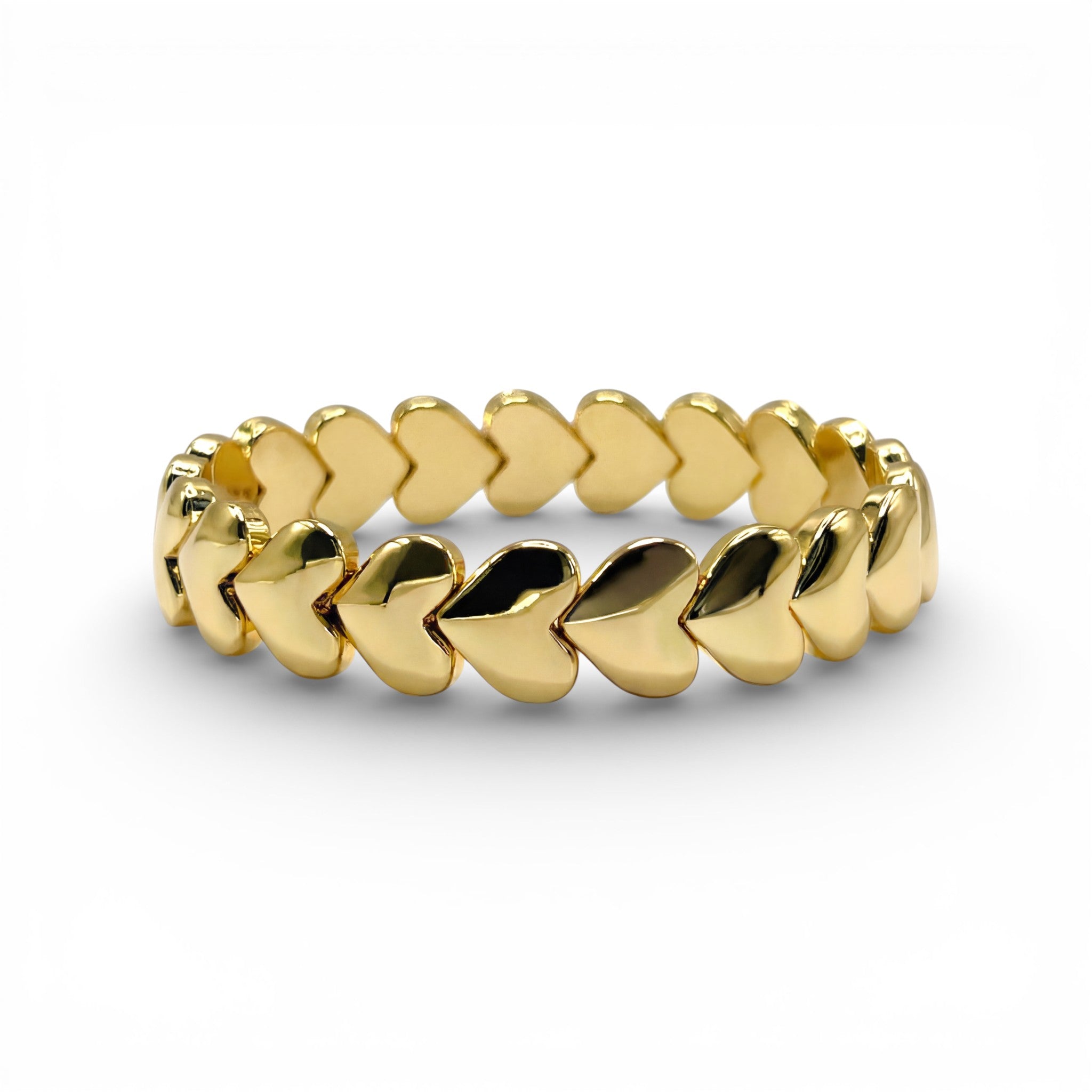 With Love Gold Heart Bracelet - Coralina