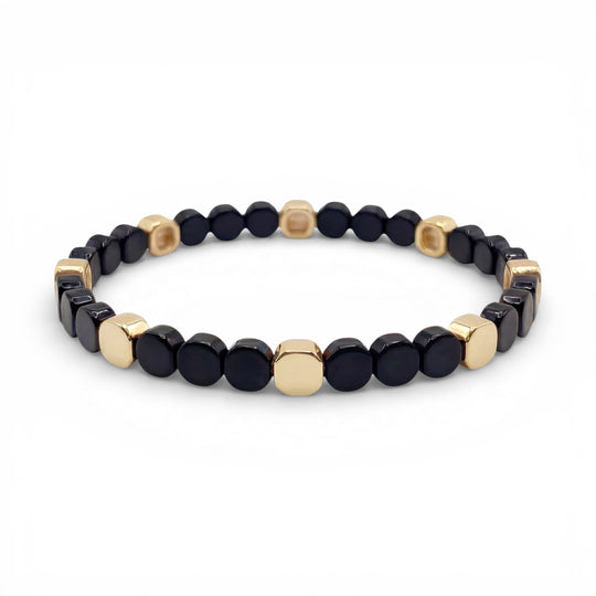 Mini Black Palm Beach Bracelet - Coralina